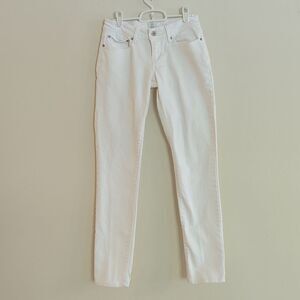 Levi's Bold Curve Skinny White Denim Jeans - Size 28